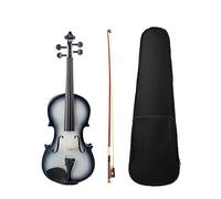 Kit Violino Per Violino Per Studenti 1/2 1/8 1/4 3/4 Violino Finitura Lucida Violino/custodia Per Arco Colore Bianco Nero Violino (Color : 1-4)