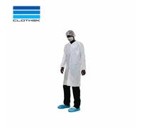 KIT VISITATORE MONOUSO 10 PEZZI CAMICE COPRISCARPE E CUFFIA PROTEZIONE