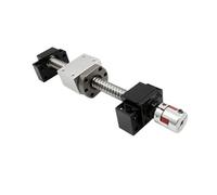 Kit vite a sfere SFU1605 SFU1610 C7 Dia 16 mm parti Vite con dado singolo + BBKF12 + DSG16H + giunto for stampante 3D CNC(SFU1605 Set,250mm)