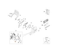 Kit vite tendicatena motosega modelli GS650 GS651 ORIGINALE OLEOMAC 50250168