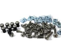 Kit Viteria Carenatura Inox Ducati Panigale V4 Parabrezza 2018+ Argento