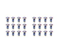 Kit viti a disco MTB per bulloni di montaggio per rotore 24pz M5 x 9mm T25 Torx