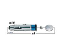§Kit Viti Artago 61TA 4 per Ancoraggio a Terra 61/60/58 4 Pezzi§