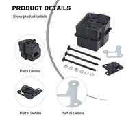Kit viti bullone coperchio guarnizione marmitta scarico robusto per motosega MS3