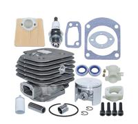 Kit viti cilindro pistone BIG BORE 52MM adatto for motosega 61 268 272 272XP con vite di montaggio, anello perno pistone, anello elastico