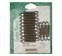 Kit viti coperchio bilancieri Panhead ghianda cromata lunga 48-65 GW 10-24x1-1/4