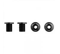 Kit Viti Corone Bici M8x0.75 Nero Alluminio 4pz Accessori Guarnitura