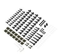 Kit Viti Dado Carenatura Universale Da 155 Pezzi Per CBR600RR Per Y&amaha(Nero)