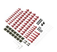 Kit Viti Dado Carenatura Universale Da 155 Pezzi Per CBR600RR Per Y&amaha(rosso)