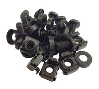 KIT VITI E DADI A GABBIA X FISSAGGIO ACCESSORI RACK CONFEZIONE DA 20PZ WP RACK