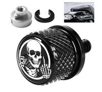 Kit viti e dadi per sedile parafango zigrinati in acciaio inox da 1/4"-20, bullone per sedile moto compatibile con Harley Davidson Touring Sportster Softail Dyna CVO Fatbob Street Glide 1996-2025