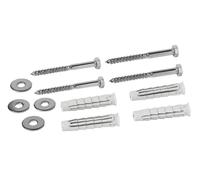 KIT VITI IN ACCIAIO INOX CON RELATIVI TASSELLI IN PLASTICA 8x80