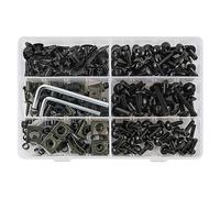 Kit Viti per Carrozzeria Compatibile Con Suzuki Per GSXR750 1986-2019 253 Pezzi Moto Universale M5 M6 Bulloni Viti Rondelle Clip Carenatura Bulloni Rondella Kit Assortimento
