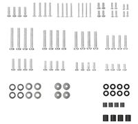 Kit Viti Per Montaggio TV - M4 M5 M6 M8 84 Pezzi di Ricambio - Kit Hardware Per Montaggio TV,Riunioni Familiari, Vacanze, Compleanni, Feste, Hotel, Uffici, Casa, Camera, Dormitorio e Appartamento