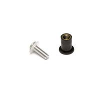 Kit viti per parabrezza Argento - Ø4mm