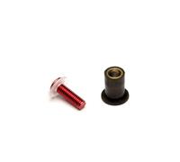 Kit viti per parabrezza Rosso - Ø4mm