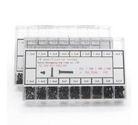 Kit Viti per Riparazione Occhiali, Piccolo Assortimento Custodia | Metallo e Plastica, per Montature e Occhiali, Facile da Trovare, Utile in Viaggio e Fai da Te