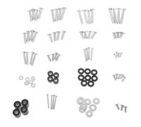 Kit Viti per Supporto TV M5 M6 M8 in Ferro Accessori | Rondelle, Distanziali, Pad di Altezza e Guarnizioni, per Montaggio Schermo Piatto e Staffa a Parete