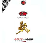 Kit Viti Serbatoio Evotech Ergal Nero Honda Hornet 600 2003 2004 2005 2006 2007