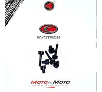 Kit Viti Serbatoio Evotech Ergal Nero Honda Hornet 600 2003 2004 2005 2006 2007