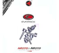 Kit Viti Serbatoio Evotech Ergal Silver Honda Hornet 600 2003 2004 2005 2006 07