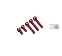 Kit viti tappo serbatoio rosso Ducati Monster 1200 S 2017-18 CNC Racing KV411R