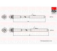 Kit viti testa cilindri Torx esterno B1625 FAI AutoParts per UAZ FIAT IVECO