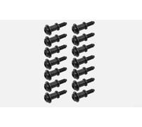 Kit viti testa cilindro per Jetta Per Passat Per A3 Per A4 Per A6 Per Q5, 14Pcs Bulloni Coperchio Valvola Motore, Viti a Testa Piatta Nere, Resistente all'usura METALLI Fastener Set OE 06B103831J