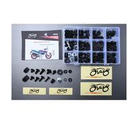Kit viti viteria AVDB colore Nero specifico per Carena HONDA CBR 600 F 1987-1990