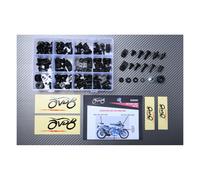 Kit viti viteria AVDB colore Nero specifico per Carena SUZUKI RGV 250 1988-1998