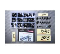 Kit viti viteria AVDB colore Nero specifico per Carena YAMAHA FZR 1000 1987-1988