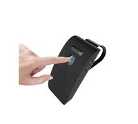 Kit vivavoce Bluetooth 5.0 per auto con clip da parasole, ricevitore audio wireless, altoparlante e lettore musicale, doppio microfono