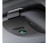 Kit vivavoce Bluetooth per auto 5.0, clip per aletta parasole, ricevitore audio wireless, vivavoce, altoparlante, lettore musicale, doppio m