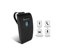 Kit vivavoce Bluetooth per auto PIMPIMSKY con altoparlante per aletta parasole - Supporto Siri - Riconnessione automatica
