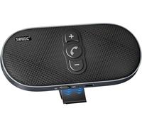 Kit vivavoce per auto Bluetooth: altoparlante vivavoce Bluetooth da 6 W per telefono cellulare funziona su furgoni e camion, doppio microfono, supporto per Siri Voice Assistant, kit vivavoce BC990G