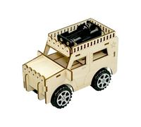 Kit Voiture Scientifique En Bois 13 Cm, Expérience Éducative Automobile DIY, Modèle Réduit STEM Éducation, Jouet Créatif Assemblage Apprentissage Science