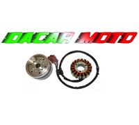 Volante Magnetico 18 Poli 12v 370w Motore Piaggio Master 400-500 4t Moto Motore