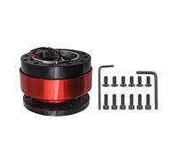 Kit volante a sgancio rapido - mozzo in alluminio portatile, adattatore compatto | Sostituzione del volante rimovibile regolabile con blocco sicuro, accessorio per auto barca alla deriva da v