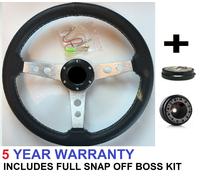 Kit Volante E Boss Adattabile Per Mazda MX3 MX5 MX6 RX7 350MM 13.7" Pollici