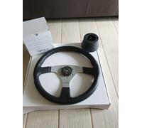 KIT VOLANTE Nero DM 35 CON MOZZO LANCIA FULVIA E BERLINA CON STEMMA LANCIA