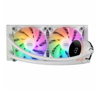 KIT WATERCOOLING AIO MARS GAMING ML-LCD RGB - 240MM (BLANC) NEW