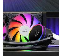 KIT WATERCOOLING AIO MARS GAMING ML-LCD RGB - 240MM (NOIR) NEW