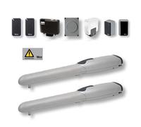 KIT WINGO NICE WINGO 4024KCE BD 24V AUTOMAZIONE CANCELLO BATTENTE ELETTRICO dfm