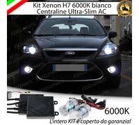 KIT XENON SLIM XENO H7 AC 6000K 35W PER FORD FOCUS MK2 RESTYLING 100% NO AVARIA