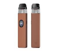 Kit XROS 5 V-aporesso 30 W Batteria 1500mAh (Pelle marrone) 3 ml 0,4 Ω/0,6 Ω Cartuccia XROS Pod COREX 3.0 MTL/RDL Riempimento dall'alto Schermo HD da 0,88'' Vaporizzatore Originale - No Nicotine