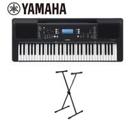 kit Yamaha PSR E383 tastiera portatile 61 tasti + supporto e alimentatore