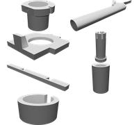 Kit YEAT Distanziatore Collare per Blaster Nerf Elite Alpha Trooper 3D