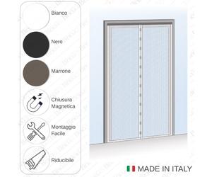 Kit zanzariera Magnetix Plus magnetica 150x250cm per porta finestra riducibile