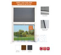 KIT ZANZARIERA PLISSÈ RIDUCIBILE UNIVERSALE PLISSETTATA VERTICALE FINESTRA