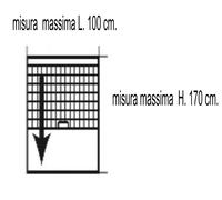 Kit Zanzariera rete ricambio universale per porte e finestre Riducibile Alvaro